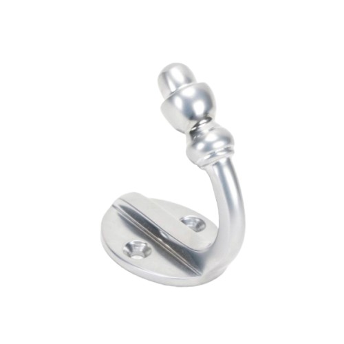 TRADITIONAL SINGLE ROBE HOOK DECORATIVE ENDS